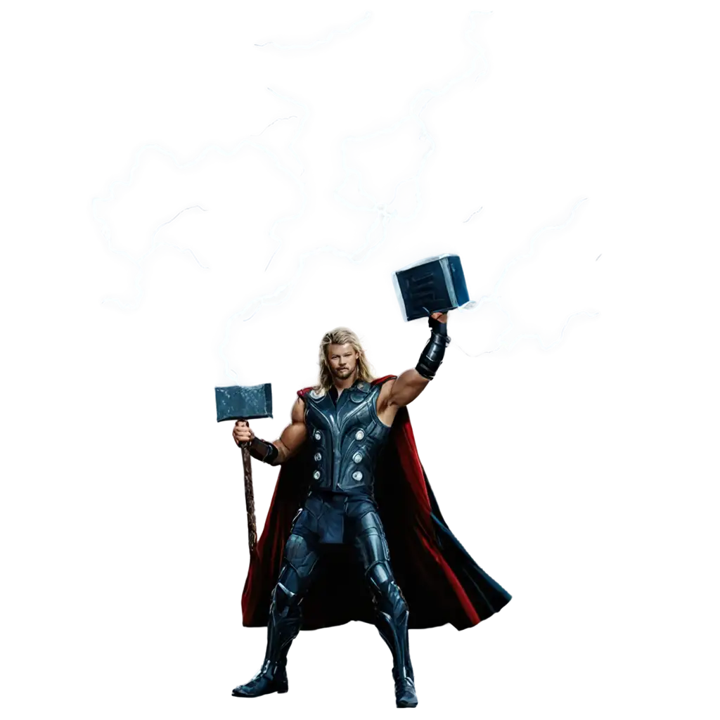 Epic-BlackThemed-Thor-PNG-Wallpaper-Capturing-the-Power-of-the-Norse-God-of-Thunder