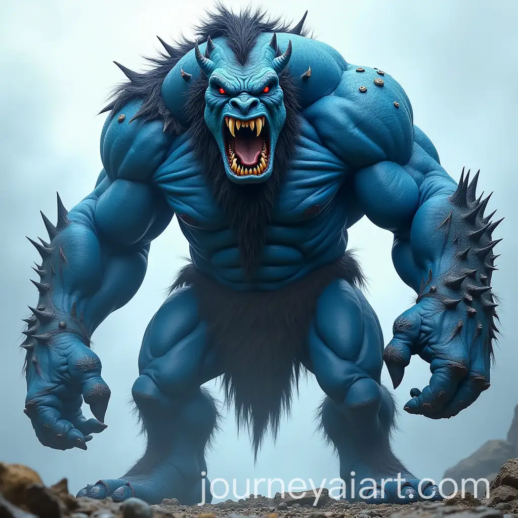 Blue-Ogre-with-Thick-Fangs-Giant-and-Strong