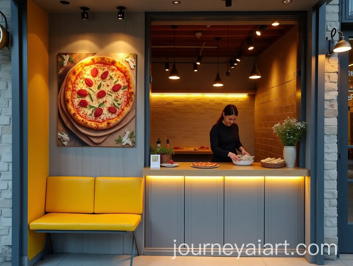 Charming-Pizzeria-with-Colorful-Facade-and-Welcoming-Atmosphere