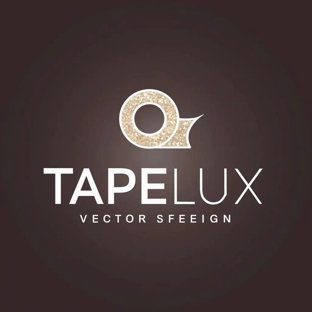 LOGO Design For TapeLux Elegant Stylized Adhesive Tape with Glitter Effect