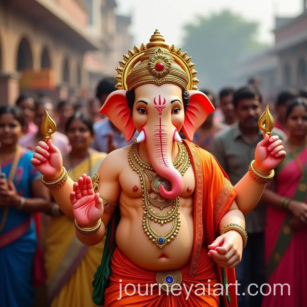 Traditional-Indian-People-Celebrating-Ganesh-Chaturthi-Festival