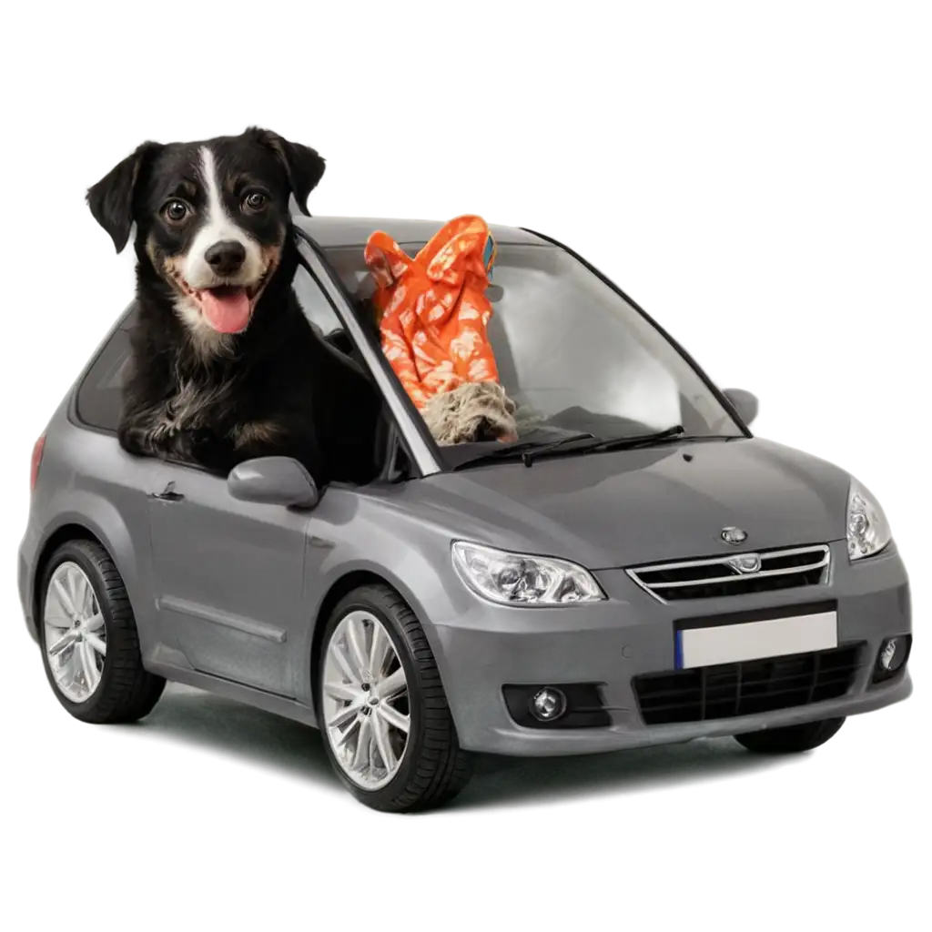 Unique-Dog-with-Car-Suite-PNG-Image-Creative-Concept-for-Online-Engagement