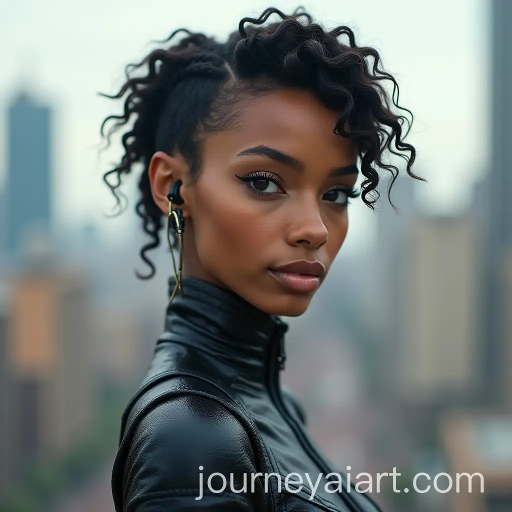 Futuristic-Model-Girl-in-a-Multicultural-Urban-Cityscape