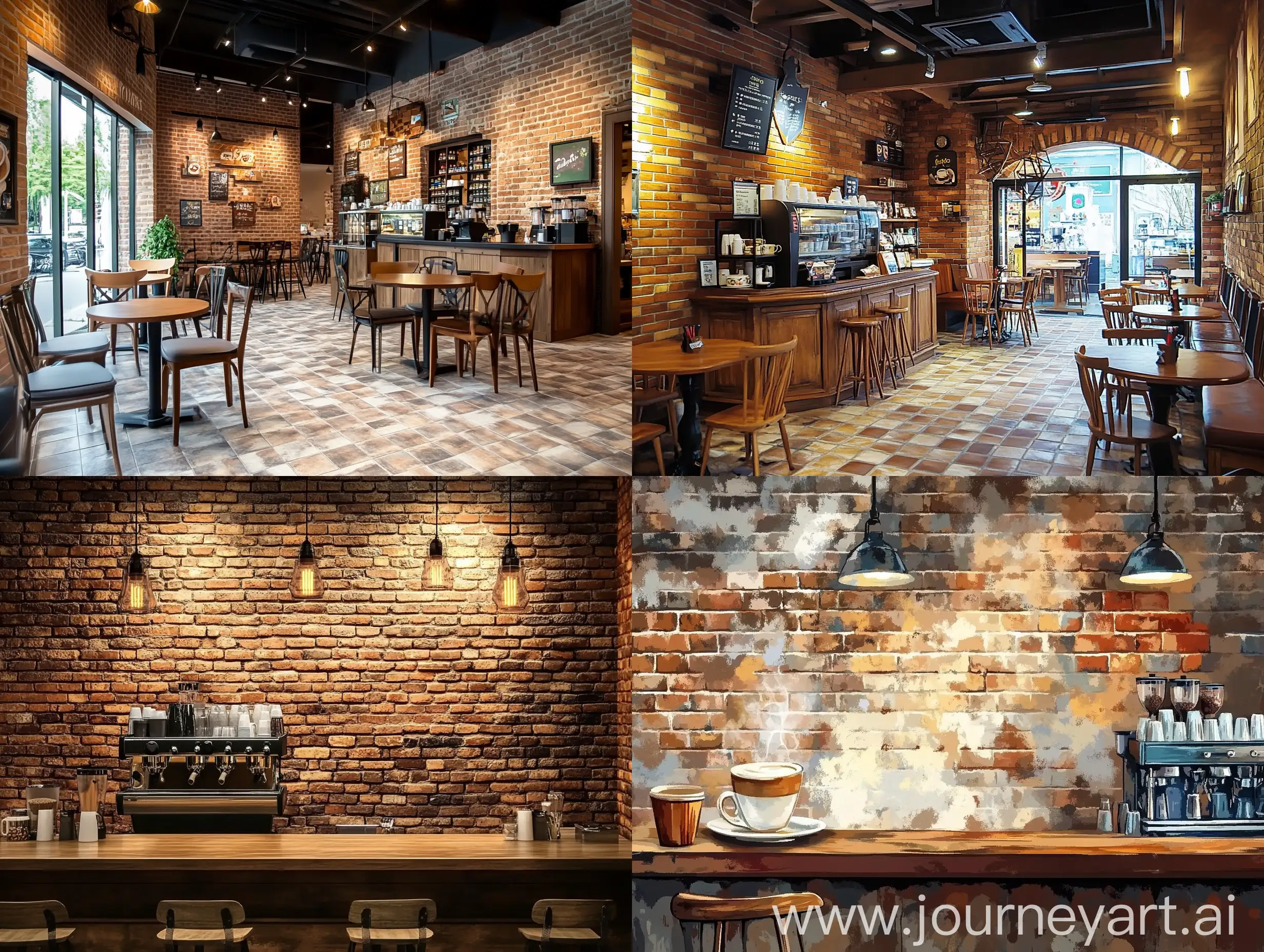 Charming-BrickFocused-Interior-Design-in-a-Cozy-Coffee-Shop