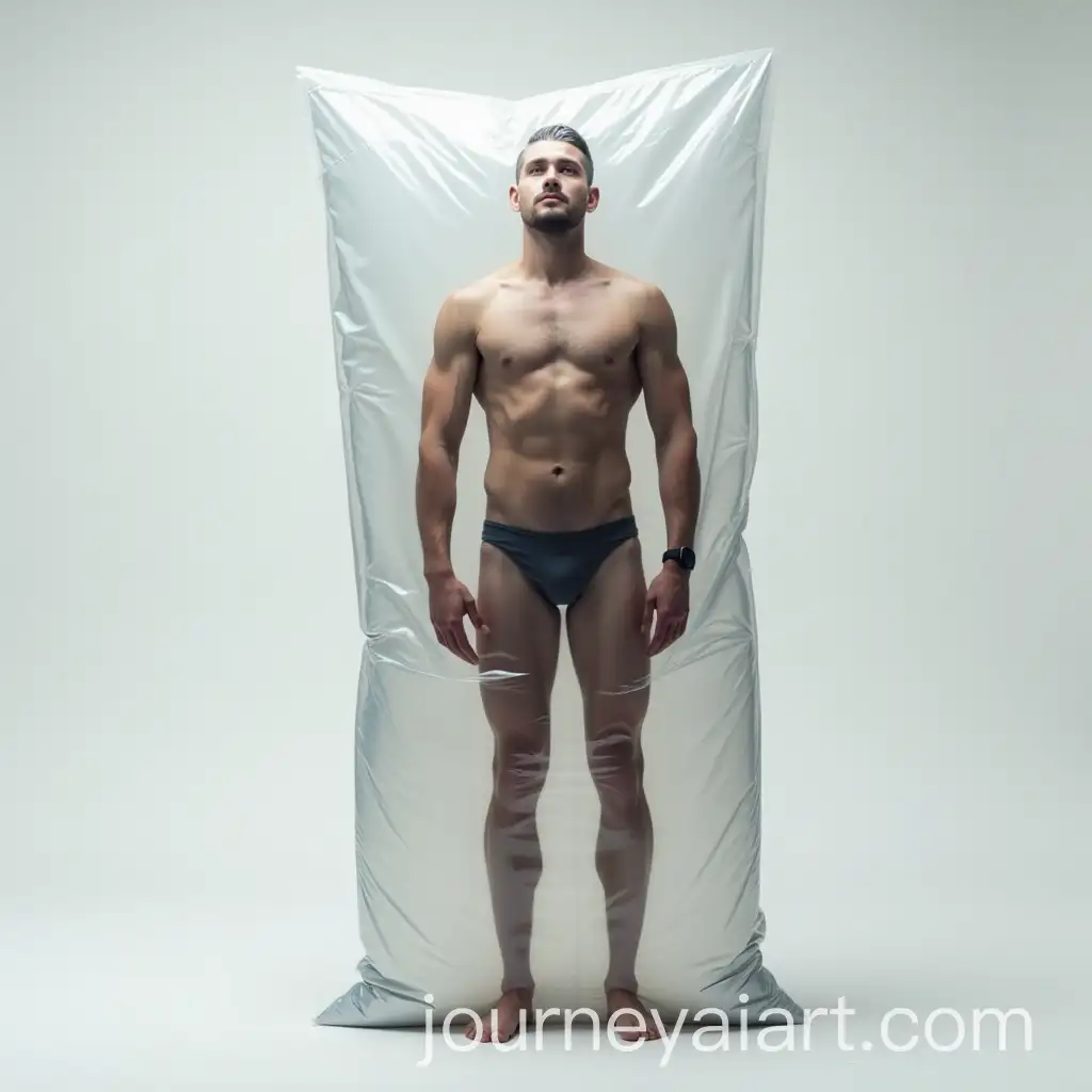 Surreal-Conceptual-Art-Man-Trapped-in-Vacuum-Storage-Bag