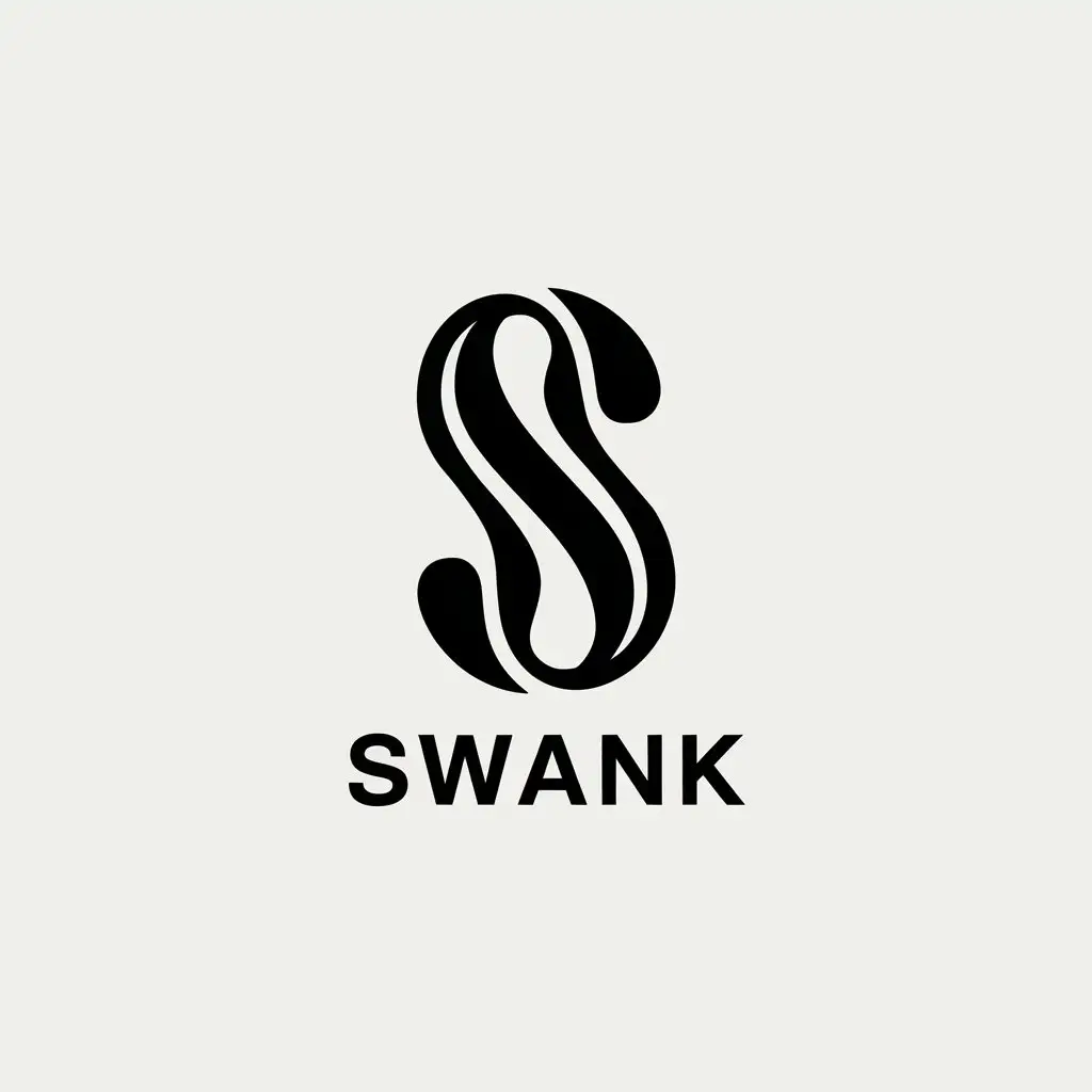 LOGO Design for SWANK Vector Logo with Clear Background Emphasizing Modernity