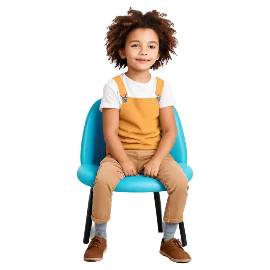 Cartoon-Child-Sitting-on-a-Colorful-Chair-PNG-Image-Creative-and-Vibrant-Illustration