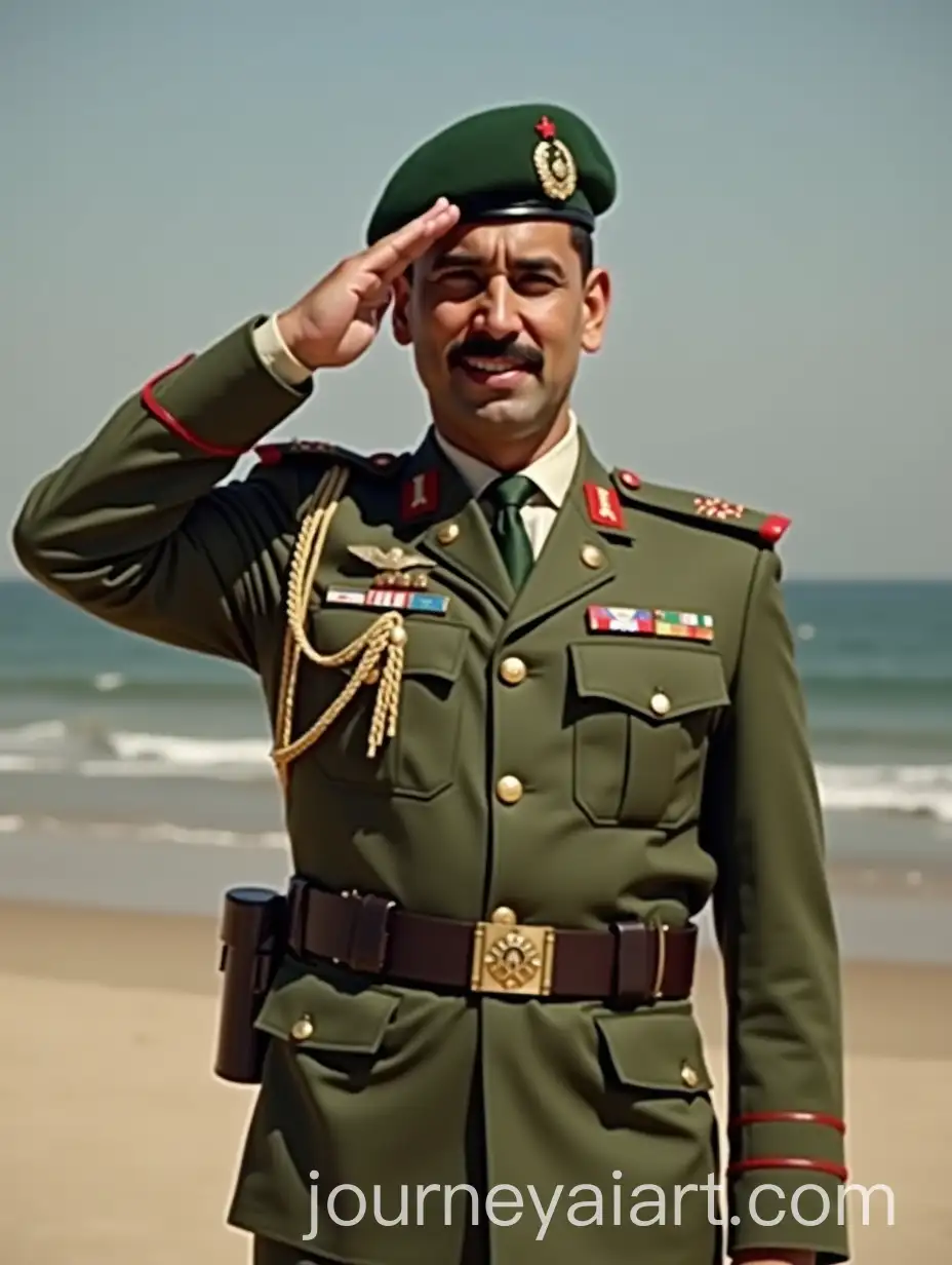 Pakistani-Army-Officer-in-SDAI-Image-Prompt-Expansion-Uniform-Saluting