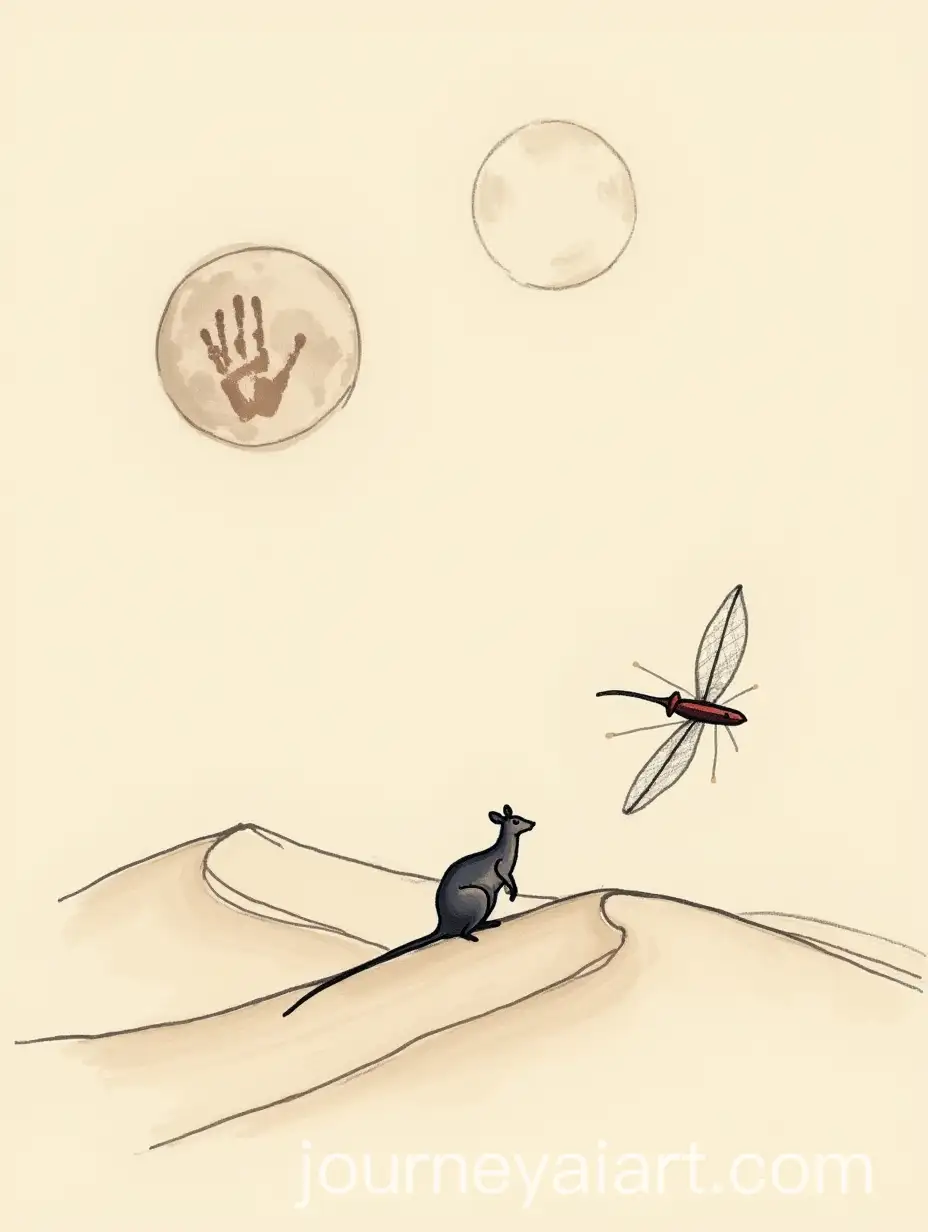 Minimalist-Tattoo-Design-Featuring-MuadDib-Arrakis-Landscape-and-Ornithopter