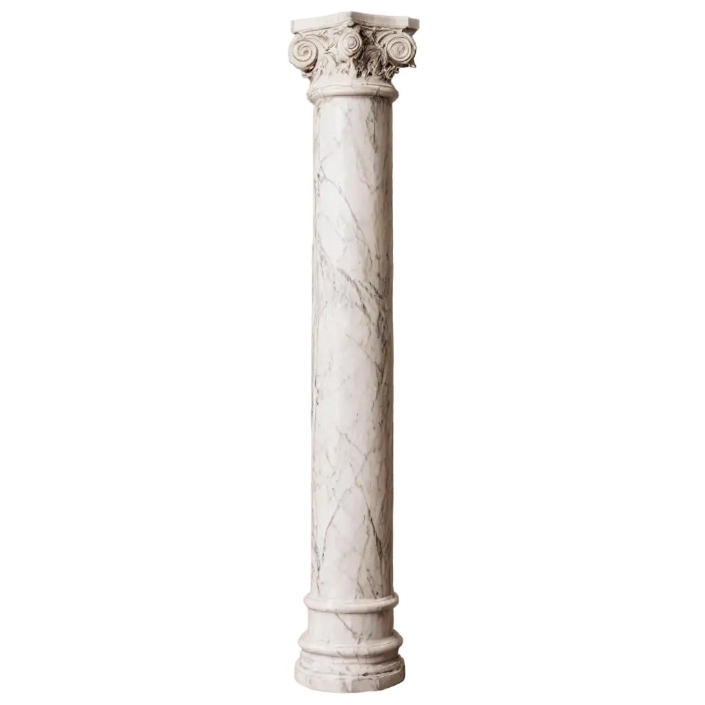 Stunning-Ancient-Column-in-White-Marble-PNG-HighQuality-Image-for-Your-Creative-Projects