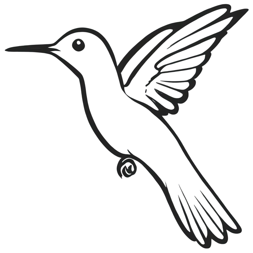 PNG-Image-of-Hummingbird-Outline-Enhance-Your-Content-with-HighQuality-Graphics