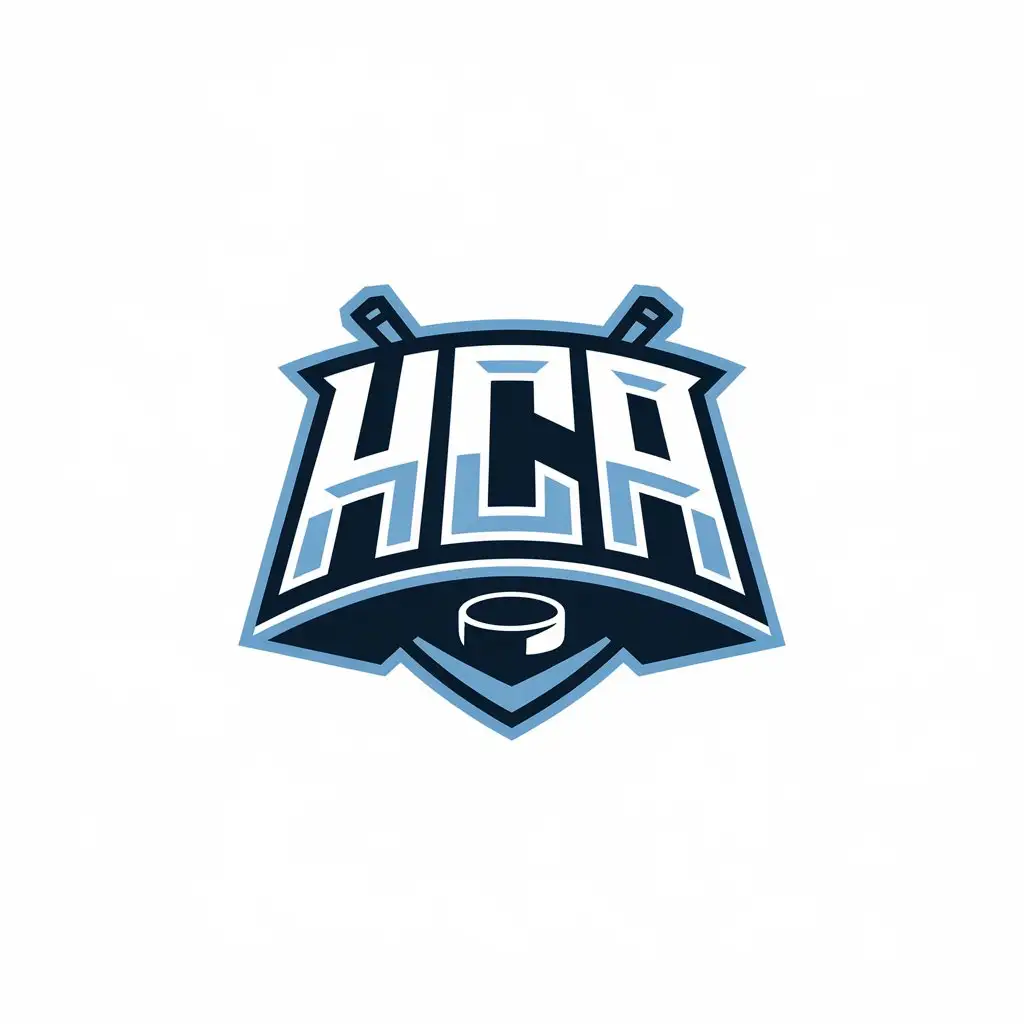 LOGO Design for HCA Hockey League Emblem for Sports Fitness Industry