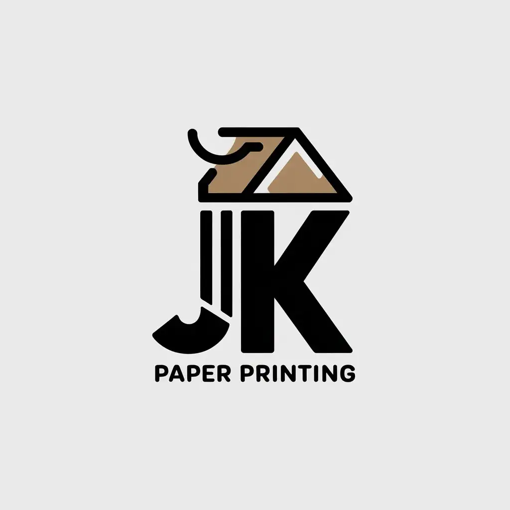 LOGO-Design-for-JK-Paper-Bag-Symbol-with-Moderate-and-Clear-Background