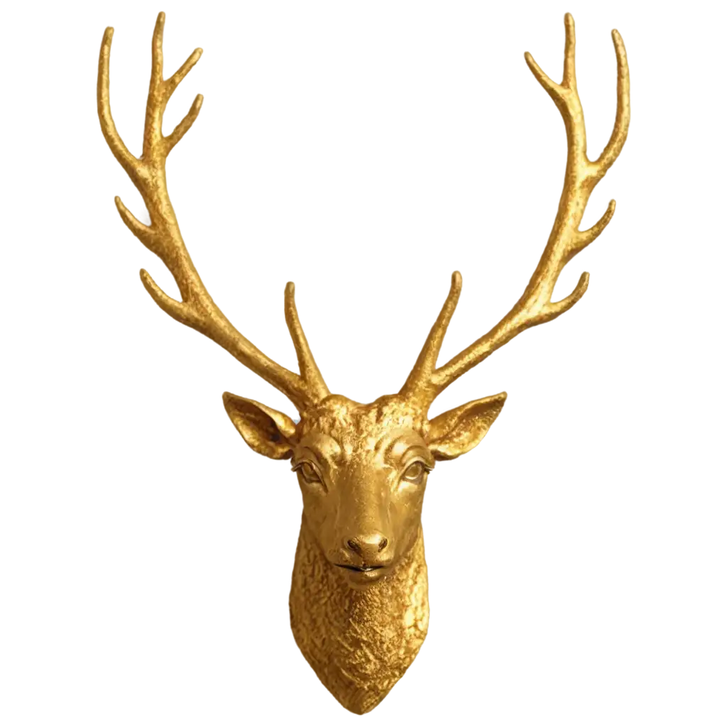 Golden-Deer-PNG-Image-A-Majestic-and-Detailed-Artwork-for-Your-Creative-Projects