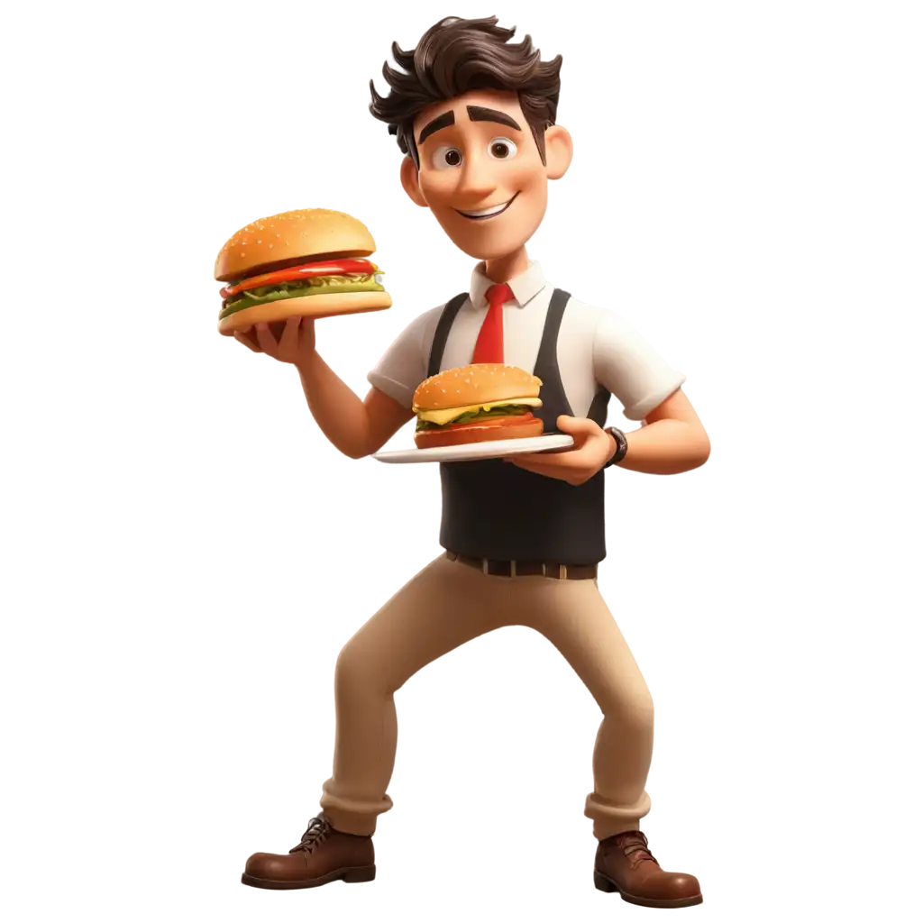 Cartoon-Man-Holding-Burger-PNG-Perfect-for-HighQuality-Digital-Designs