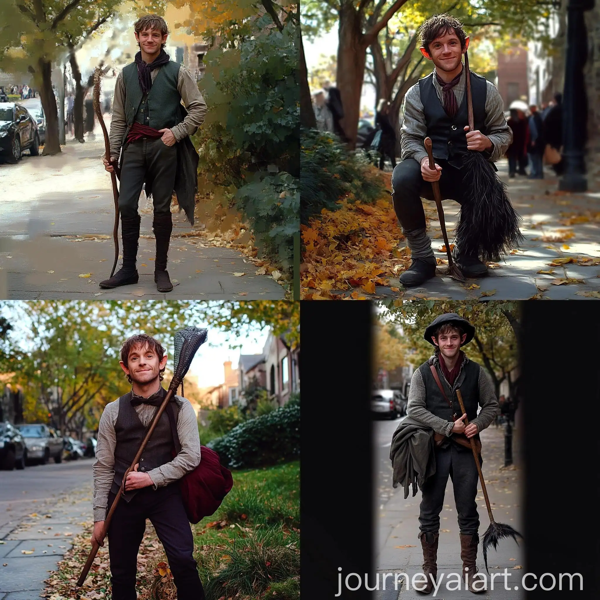 Hobbit-Character-with-Rustic-Attire-and-Peaceful-Pose
