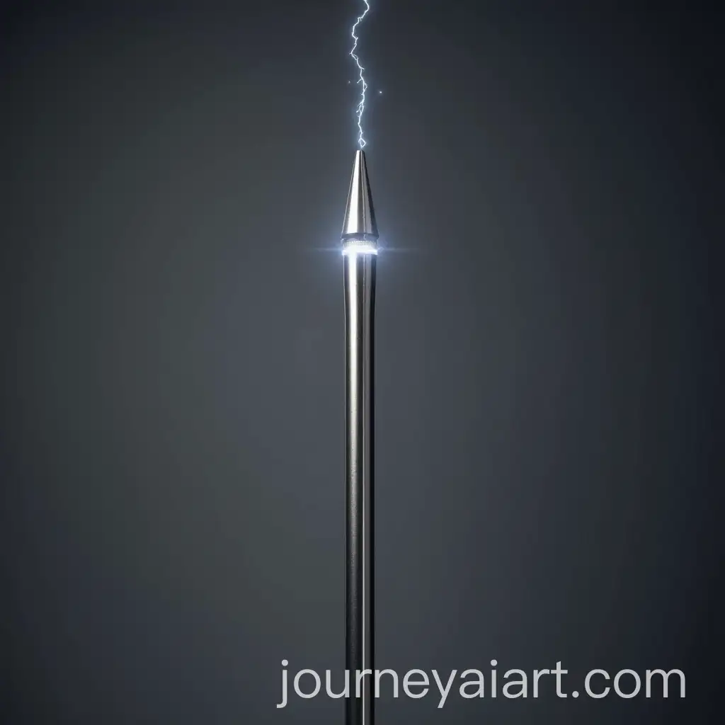 Active-Stainless-Steel-ESE-Lightning-Rod-with-Capture-Tip