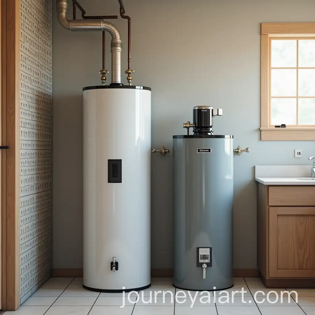 Tankless-Water-Heater-and-Water-Softener-in-a-Home-Utility-Room