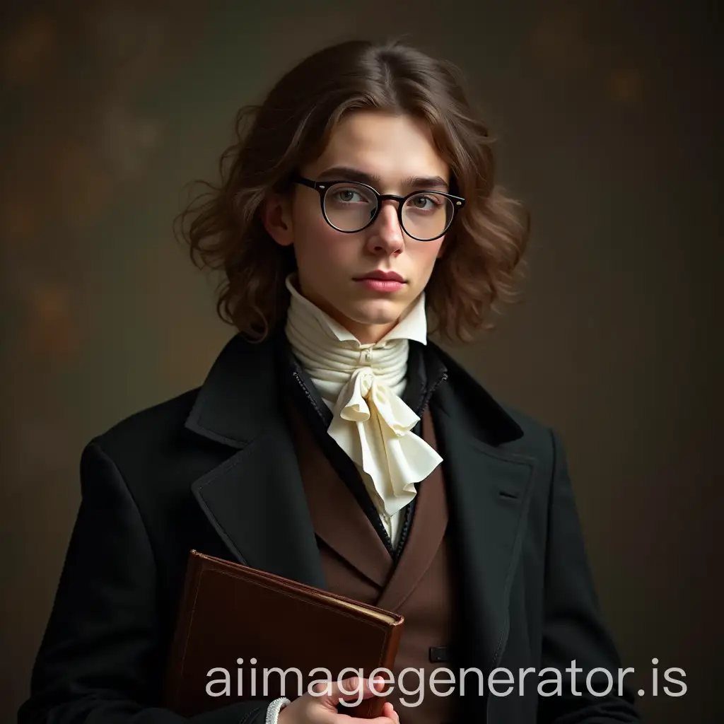 Young-Man-in-Victorian-Clothing-Holding-a-Book