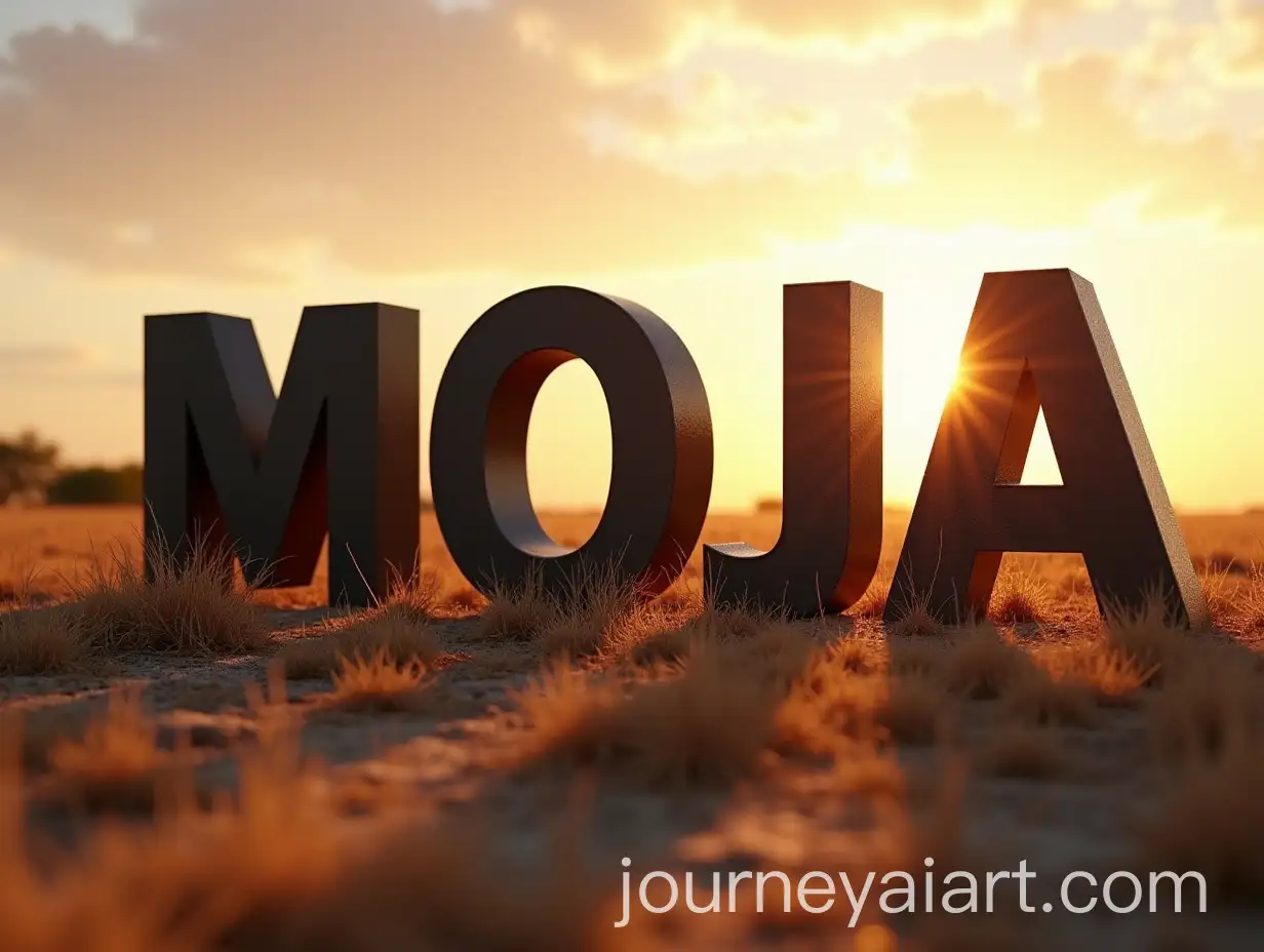 3D-Modeled-MOJA-Letters-in-the-African-Savanna
