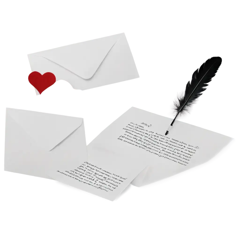 PNG-Love-Letter-with-Feather-Pen-Romantic-Image-Prompt