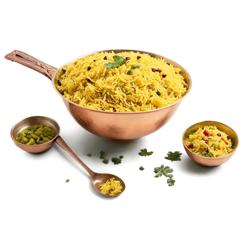 HighQuality-PNG-Image-of-a-Copper-Bowl-with-Yellow-Basanti-Pulao