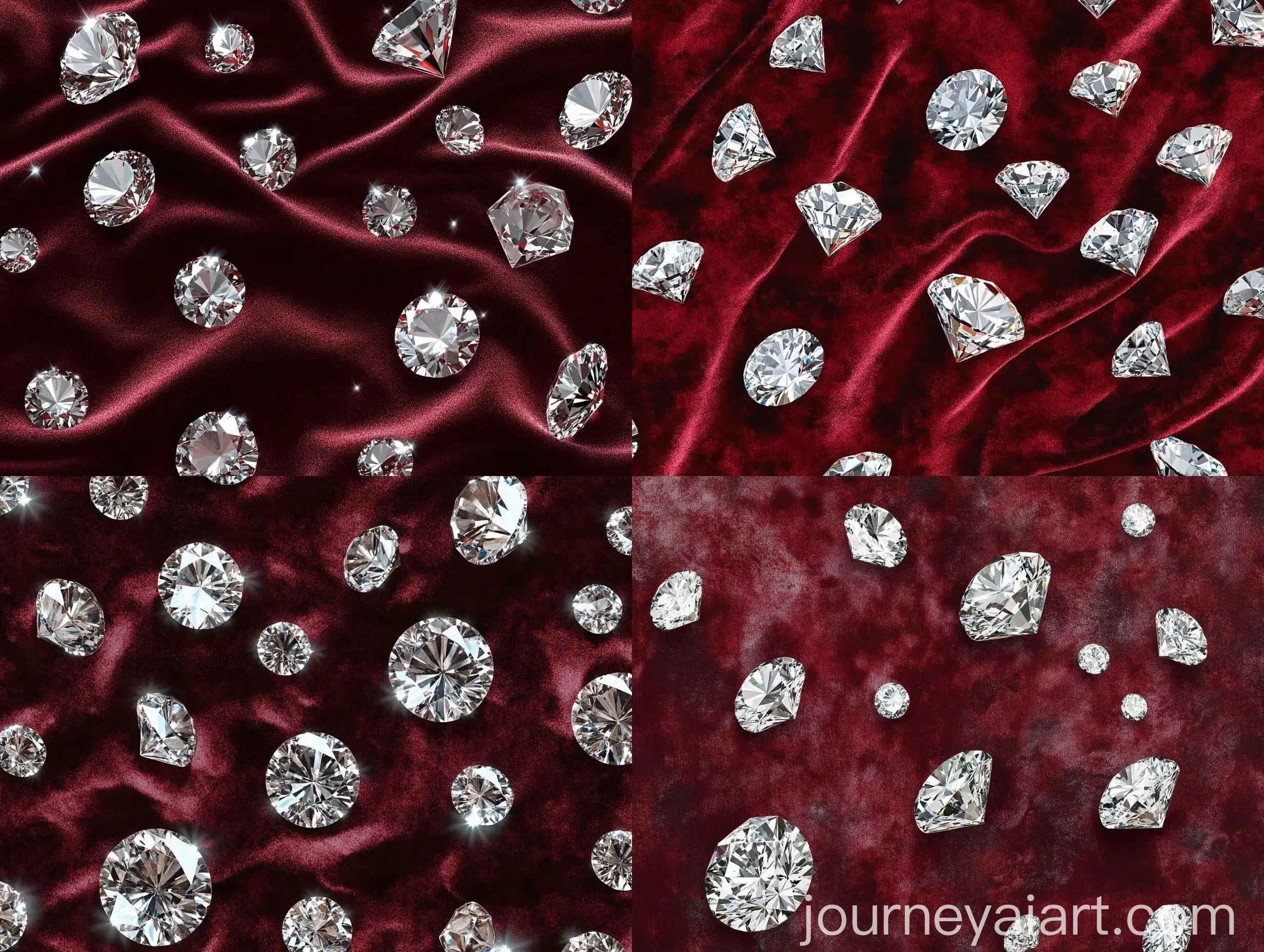 Shimmering-Diamonds-on-Luxurious-Maroon-Velvet-Background