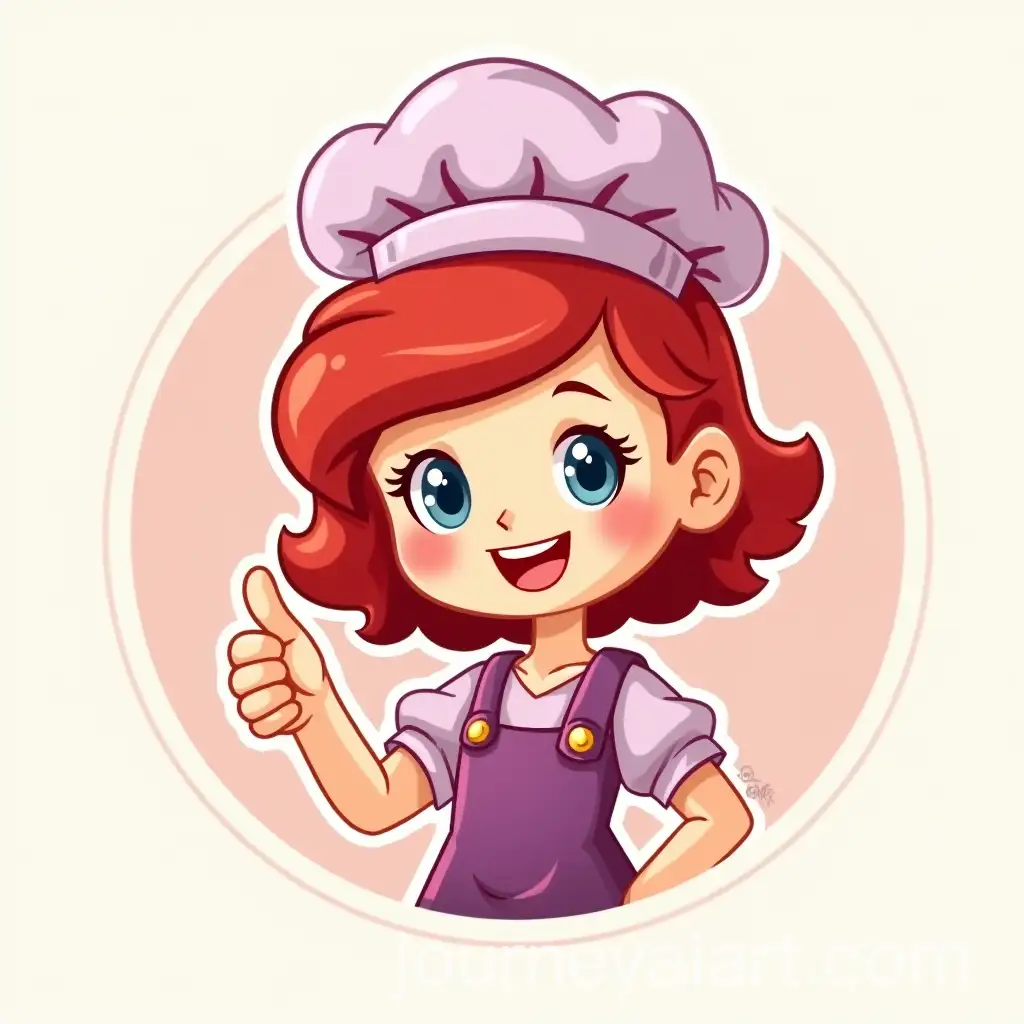 Strawberry-Marmelade-Banderole-Featuring-MarmeladenMandys-Redheaded-Girl-Chef