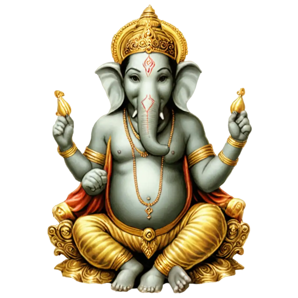 PNG-Image-of-Ganesh-Enhancing-Clarity-and-Quality-in-Representation