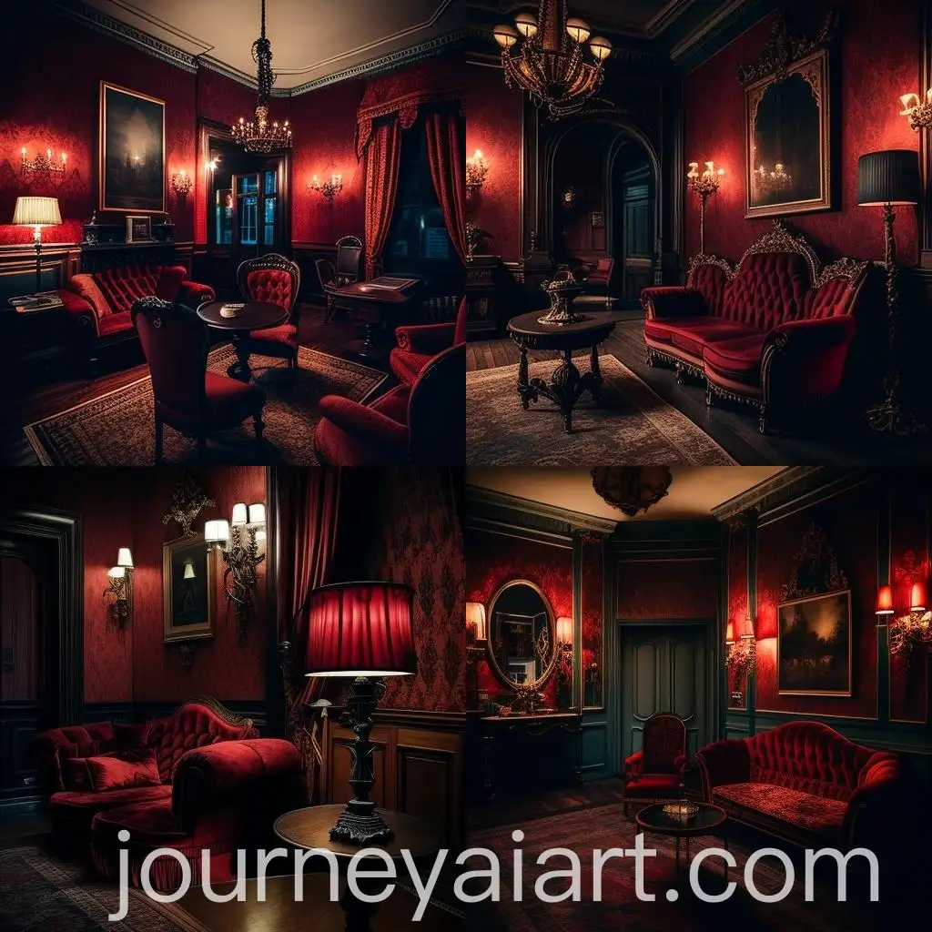 Ethereal-Red-Upholstered-Luxury-Hotel-Living-Room