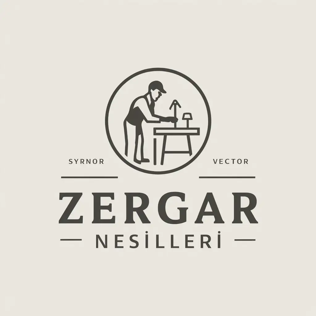 LOGO Design for Zergar Nesilleri Craftsman Crafting Wooden Furniture