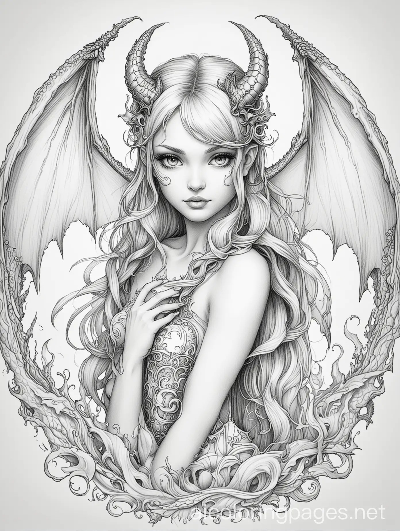 Devil-Fairy-with-Dragon-Wings-and-Flames-Coloring-Page-for-Kids