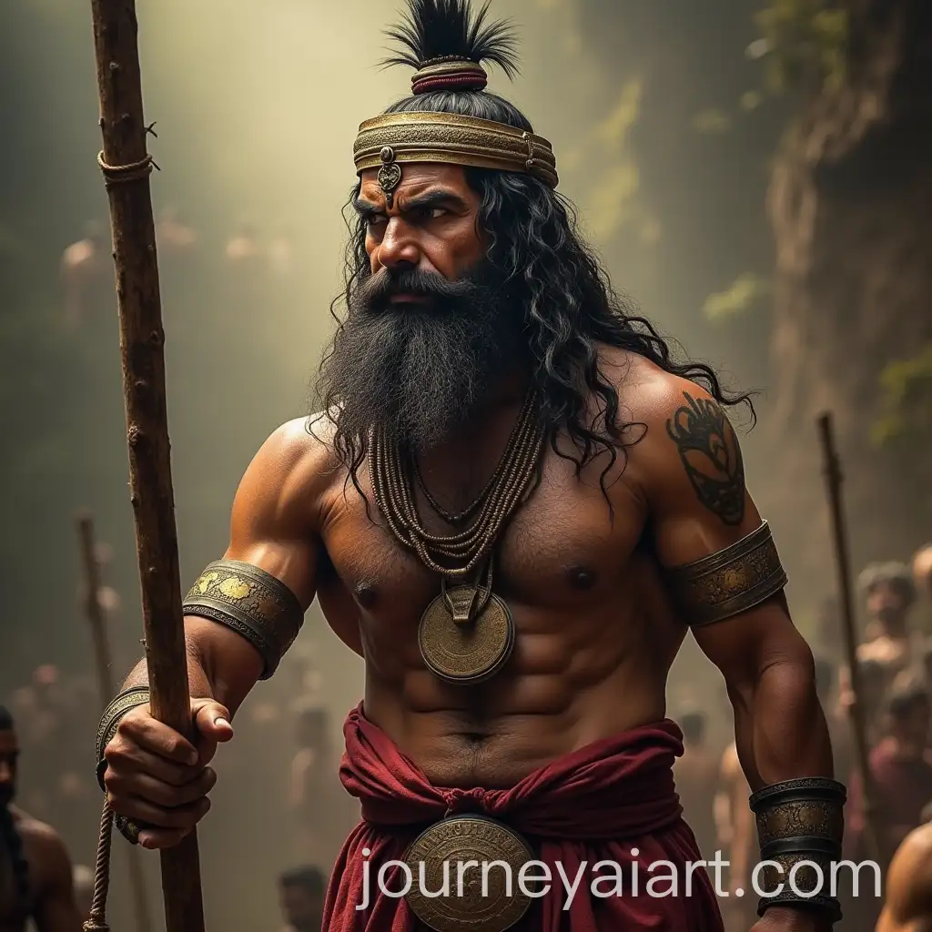 Lord-Parashurama-Depicted-in-Traditional-Indian-Art-Style