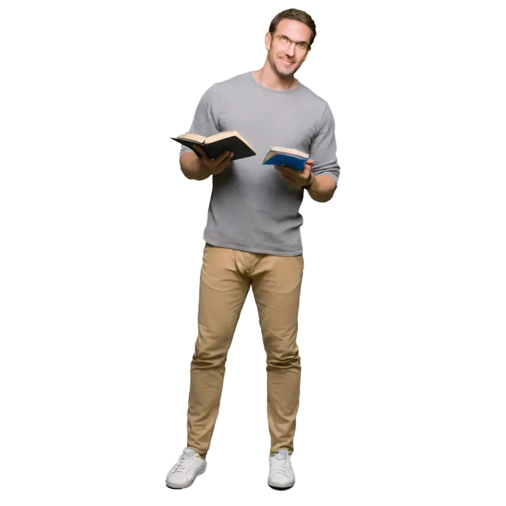 Handsome-Man-Holding-a-Book-PNG-HighQuality-Transparent-Image-for-Diverse-Uses