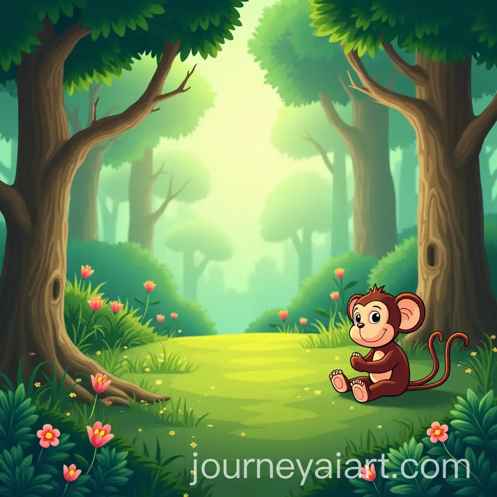 Whimsical-Green-Forest-Playground-for-Kids-Animation