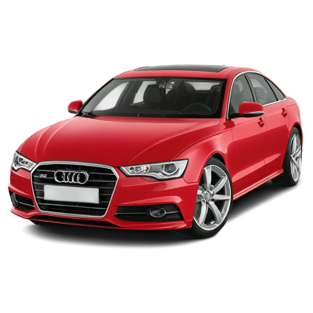 Audi-A6-C7-1218-Red-Car-PNG-Image-HighQuality-Transparent-Format-for-Diverse-Uses