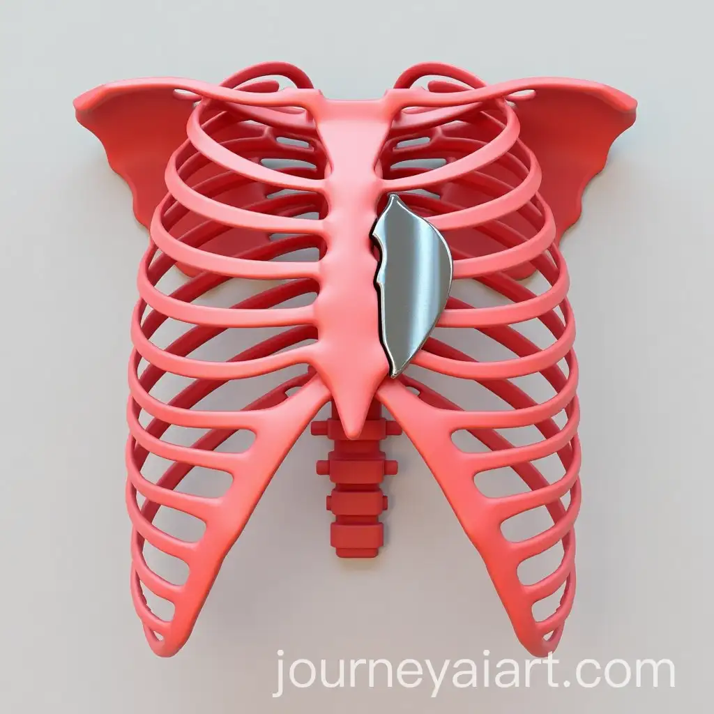 3D-Model-of-Human-Ribcage-with-Metallic-Implant-for-Rib-Fracture-Repair