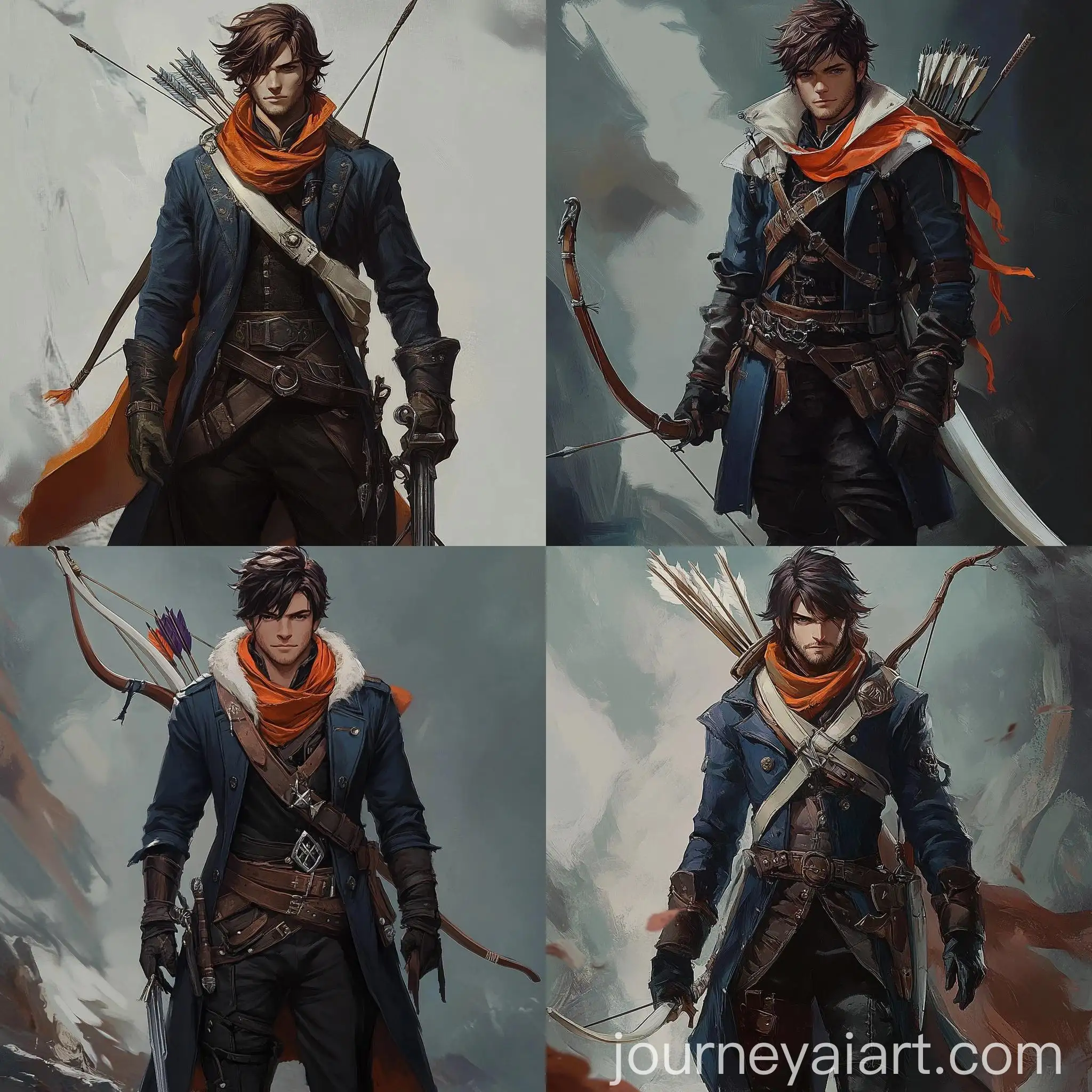 Adventure-Traveler-with-Longbow-and-Sword-in-Fantasy-Landscape