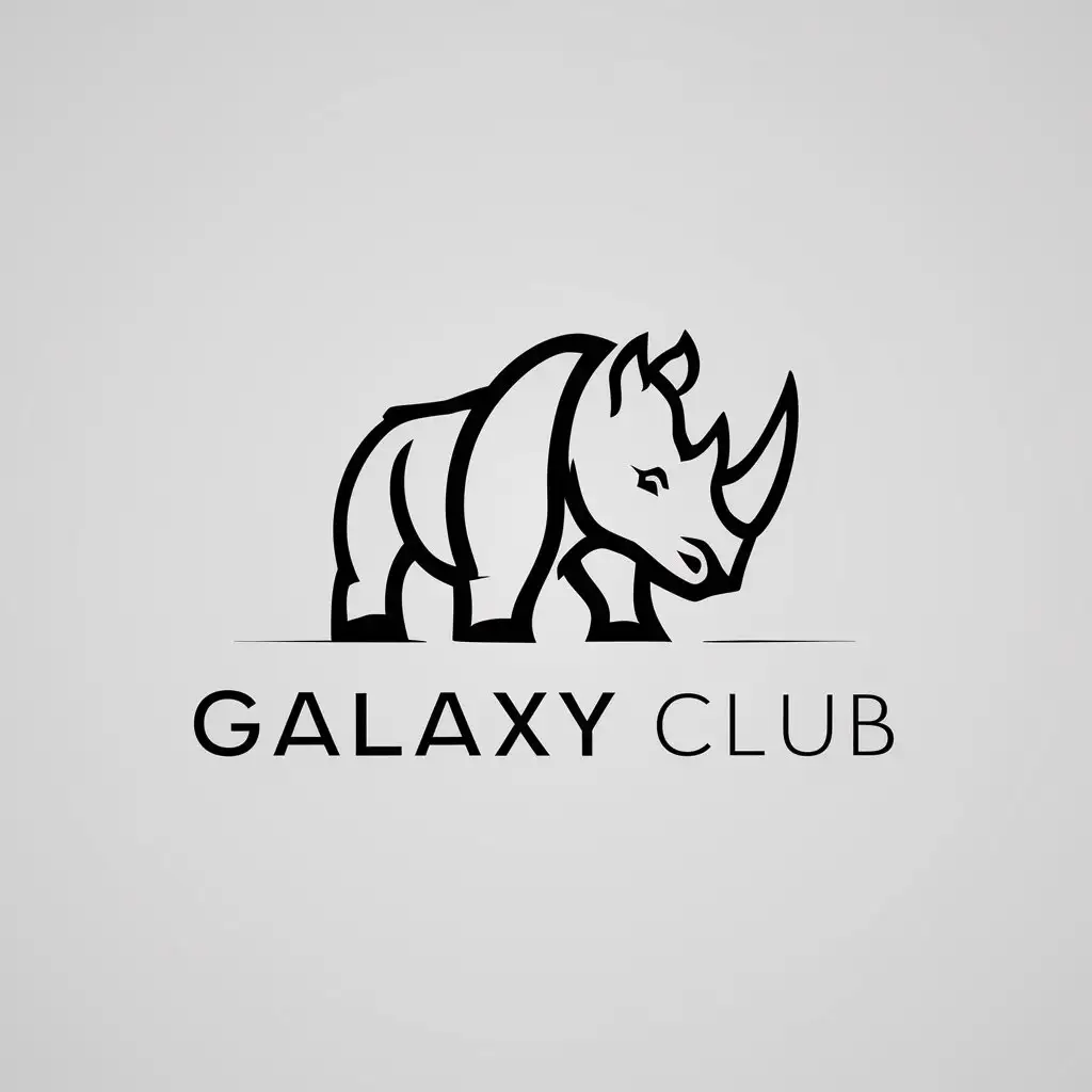 LOGO-Design-For-Galaxy-Club-Minimalistic-Rhinoceros-Symbol-for-the-Technology-Industry