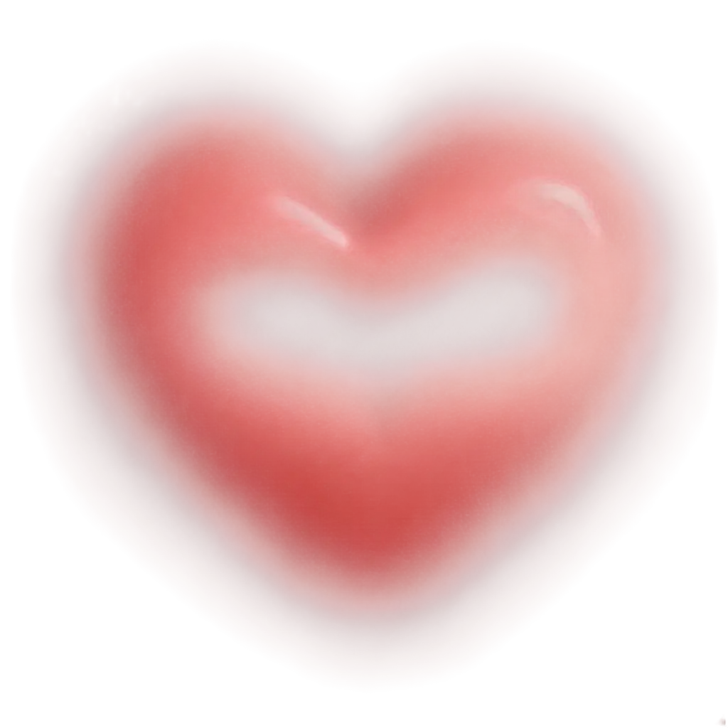 a red hearted blur emoji