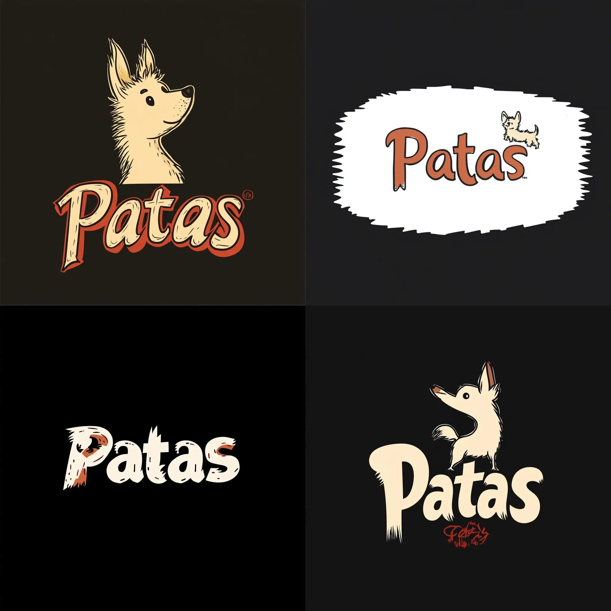 Modern-Dog-Company-Logo-Design-with-Patas
