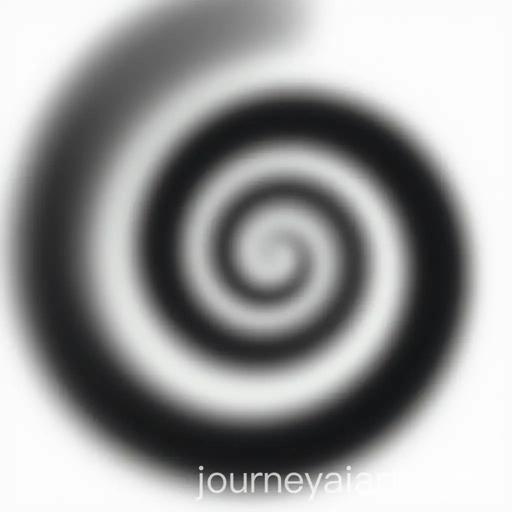 Abstract-Blurry-Spiral-Symbol-on-White-Background