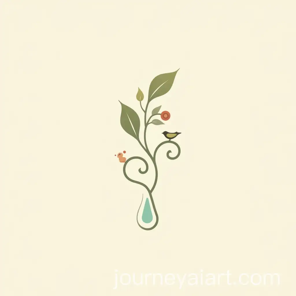 Elegant-AbstractAI-Art-Prompt-Expansion-NatureInspired-Logo-with-Organic-Elements