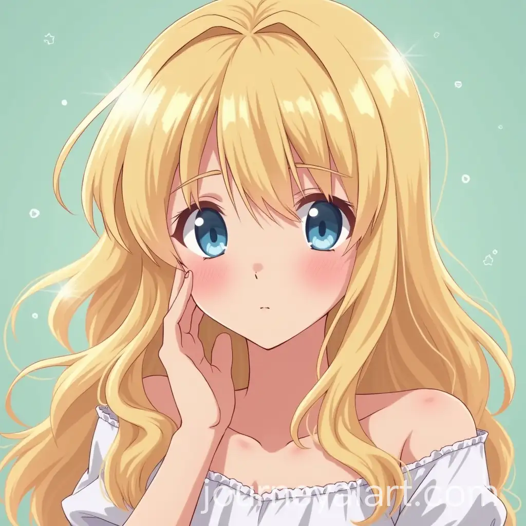 Dreamy-Anime-Portrait-with-Soft-Colors-and-Vintage-Blonde-Hair