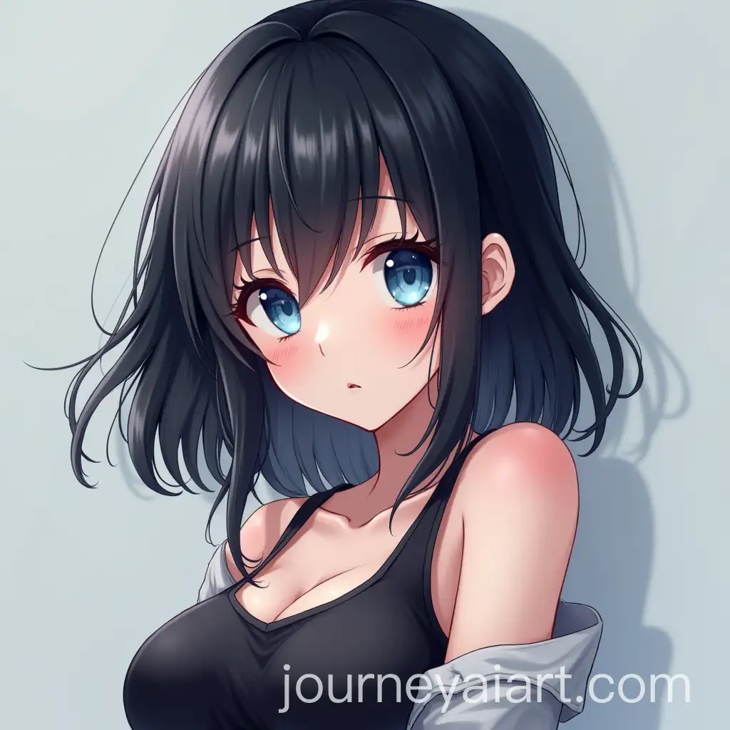 SemiRealistic-Anime-Girl-with-Dark-Hair-and-Blue-Eyes-Full-Body-Portrait