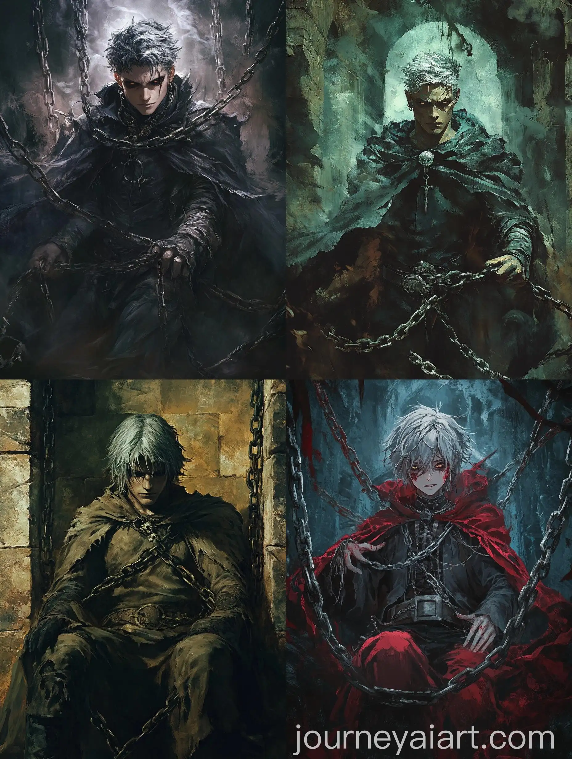 Dark-Magician-Antihero-in-Chains-Fantasy-Book-Cover-Illustration