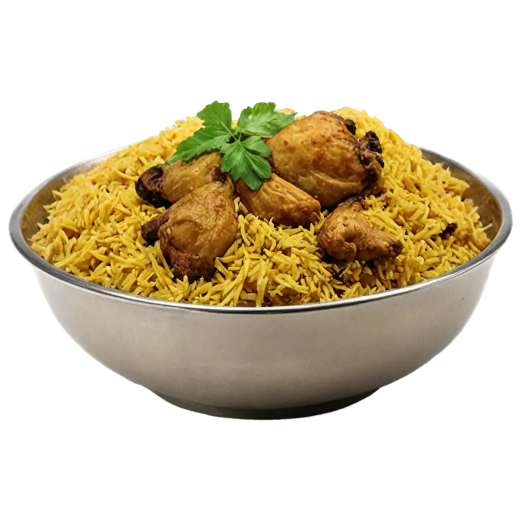 Delicious-Chicken-Biryani-PNG-HighQuality-Visual-Delights-for-Food-Lovers