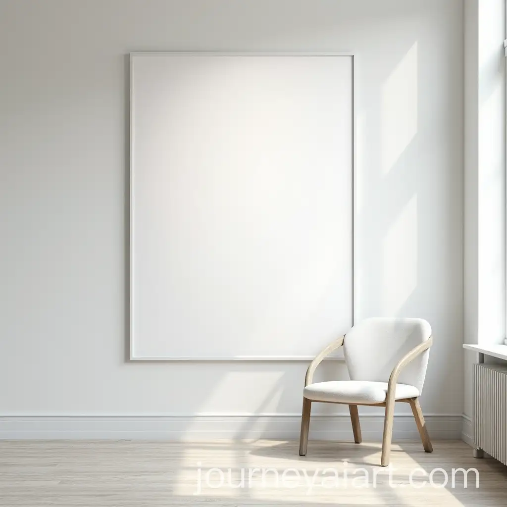 Modern-White-Wall-Art-Hanging-in-Office-Interior