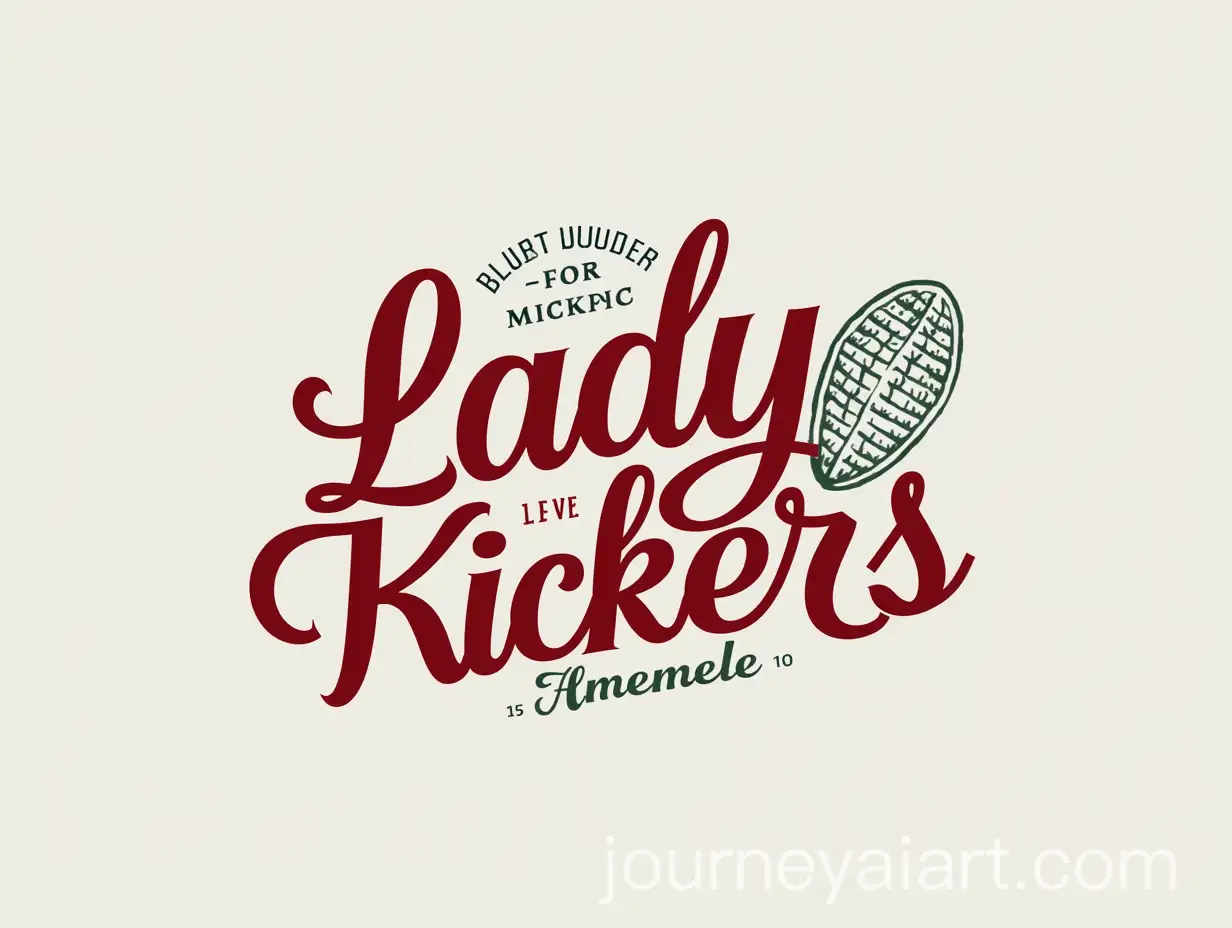 Dynamic-Lady-Kickers-Logo-Design-in-43-Aspect-Ratio