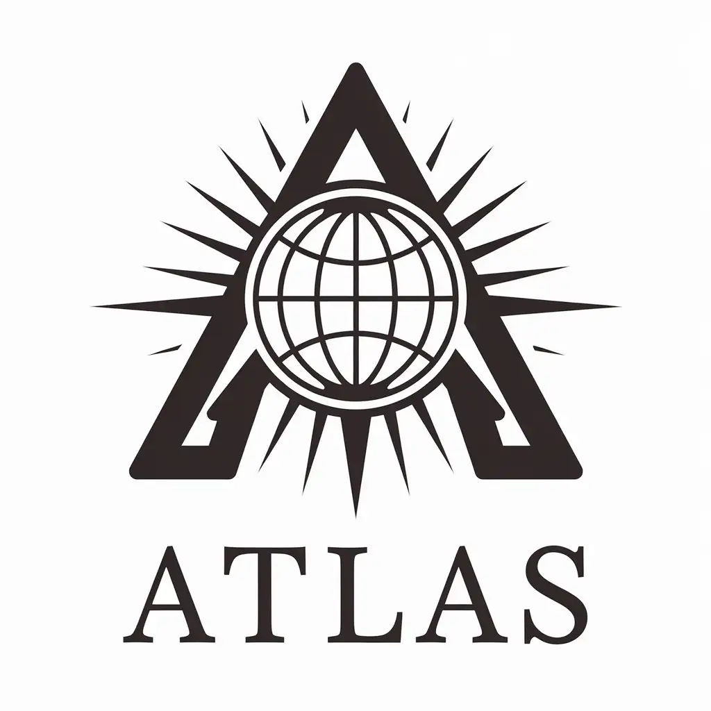 LOGO Design for Atlas Simple Elegant with International Trade Theme